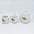 Conjunto em porcelana canelada. - Imagem 1