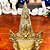Elegante escultura de parede em bronze. - Imagem 5