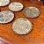 Conjunto de 6 porta-copos antigos. - Imagem 3