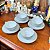 Conjunto com 4 xícaras em porcelana tcheca. - Imagem 2
