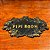 Antiga placa de banheiro em metal ‘Pipi Room’. - Imagem 5