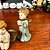 Conjunto de anjinhos em porcelana fria. - Imagem 6