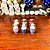 Conjunto com 6 mini vasos em porcelana. - Imagem 1