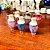 Conjunto com 6 mini vasos em porcelana. - Imagem 5