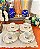 Conjunto de café com suporte de madeira. - Imagem 6