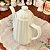 Antigo bule em porcelana canelada Real. - Imagem 2