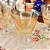 Conjunto com 4 taças antigas de cristal. - Imagem 3
