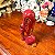 Antiga escultura em porcelana Basset. - Imagem 2