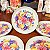 Conjunto 5 porta-copos porcelana Emano. - Imagem 3
