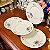 Conjunto 4 pratos de porcelana tcheca. - Imagem 2