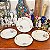 Conjunto 4 pratos de porcelana tcheca. - Imagem 3