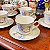 Conjunto 5 xícaras de chá, porcelana Germer. - Imagem 2
