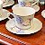Conjunto 5 xícaras de chá, porcelana Germer. - Imagem 3