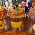 Conjunto com 4 antigos potes de vidro. - Imagem 4