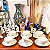 Conjunto 6 xícaras de chá, porcelana tcheca MZ. - Imagem 1