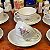 Conjunto 6 xícaras de chá, porcelana tcheca MZ. - Imagem 3