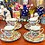 Conjunto 4 xícaras de café, porcelana chinesa. - Imagem 2