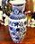 Antigo vaso em porcelana branca oriental. - Imagem 3