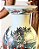 Grandioso vaso em opalina pintado à mão com cena oriental. - Imagem 8