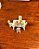 Miniatura de mesinha retangular porcelana francesa. - Imagem 1