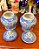 Par de potiches em porcelana oriental. - Imagem 6