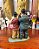 Antiga escultura gordo e o magro em resina. - Imagem 4