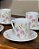 Conjunto com 5 xícaras de café em porcelana - Imagem 4