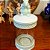 Pote em vidro e porcelana. - Imagem 4