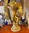Escultura de putto em gesso patinado. - Imagem 6