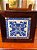 Banquinho em madeira com azulejo. - Imagem 2