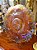 Prato decorativo centro de mesa em Carnival Glass. - Imagem 3