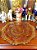 Prato decorativo centro de mesa em Carnival Glass. - Imagem 4