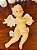 Anjo decorativo de parede em resina. - Imagem 3