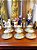 Conjunto de xicaras para café em porcelana. - Imagem 1