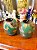 Par de vasos indianos em bronze. - Imagem 3