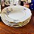 Conjunto 6 pratos de sobremesa em porcelana. - Imagem 4