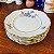 Conjunto 6 pratos de sobremesa em porcelana. - Imagem 6