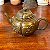 Pequeno bule decorativo oriental em bronze. - Imagem 3