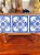 Bandeja retangular em madeira e azulejos. - Imagem 3