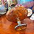 Boleira Carnival Glass Marigold - Imagem 5