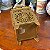 Lanterna Porta-Velas Em Metal Dourado. - Imagem 6