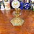 Antigo porta velas em bronze. - Imagem 1