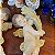 Par de querubins decorativos moldados em gesso. - Imagem 4