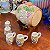 ANTIGO CONJUNTO BARRIL E CANECAS CERAMARTE - Imagem 2