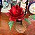 PAR DE PORTA-VELAS EM FERRO ROSAS - Imagem 8