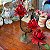PAR DE PORTA-VELAS EM FERRO ROSAS - Imagem 6