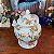 POTICHE EM PORCELANA FLORAL - Imagem 1