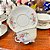 Conjunto com 5 xícaras de chá em porcelana Real. - Imagem 5