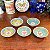 CONJUNTO DE MINI TIGELAS ORIENTAIS EM PORCELANA - Imagem 1