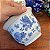 VASO CACHEPÔ ANTIGO EM PORCELANA AZUL E BRANCA - Imagem 7